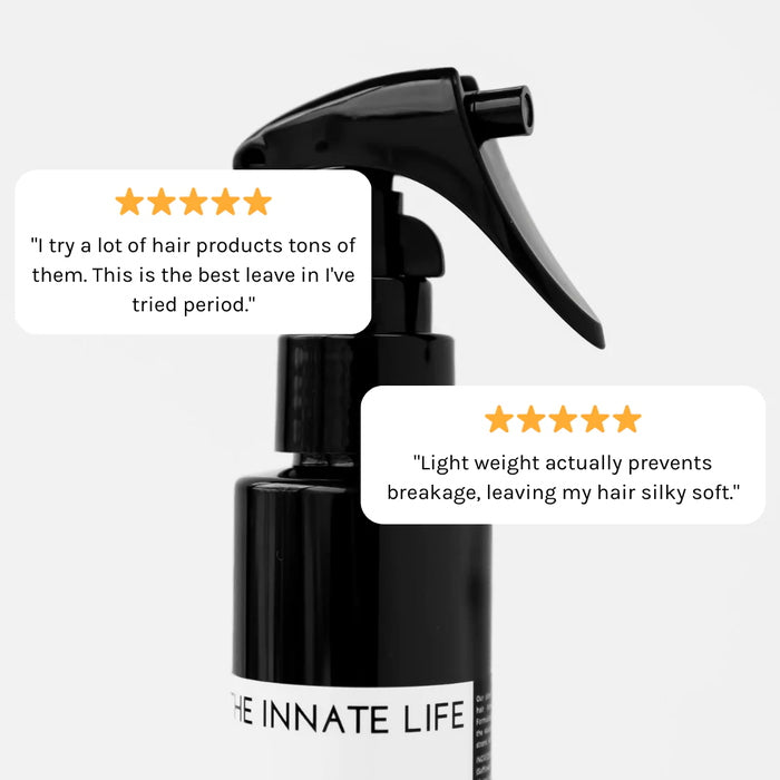 The Innate Life Leave-in conditioner testimonial