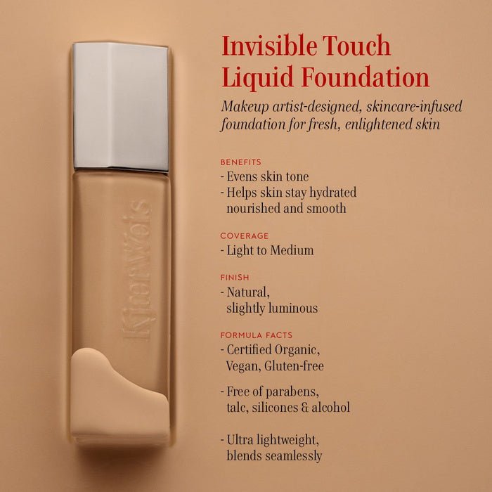 Base líquida Invisible Touch de Kjaer Weis: diseñada por un artista de maquillaje