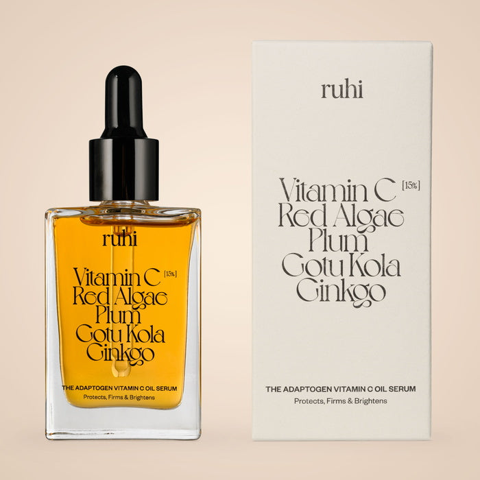 Ruhi Rituals The Adaptogen Vitamin C Oil Serum 30 ml - with packaging