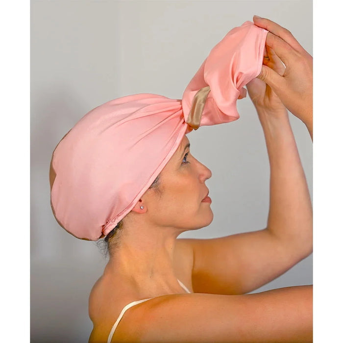 Pure Mulberry Silk Hair Turban How to Step 1