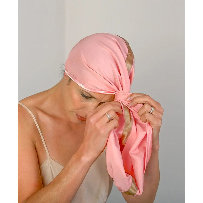 Pure Mulberry Silk Hair Turban How to Step 2