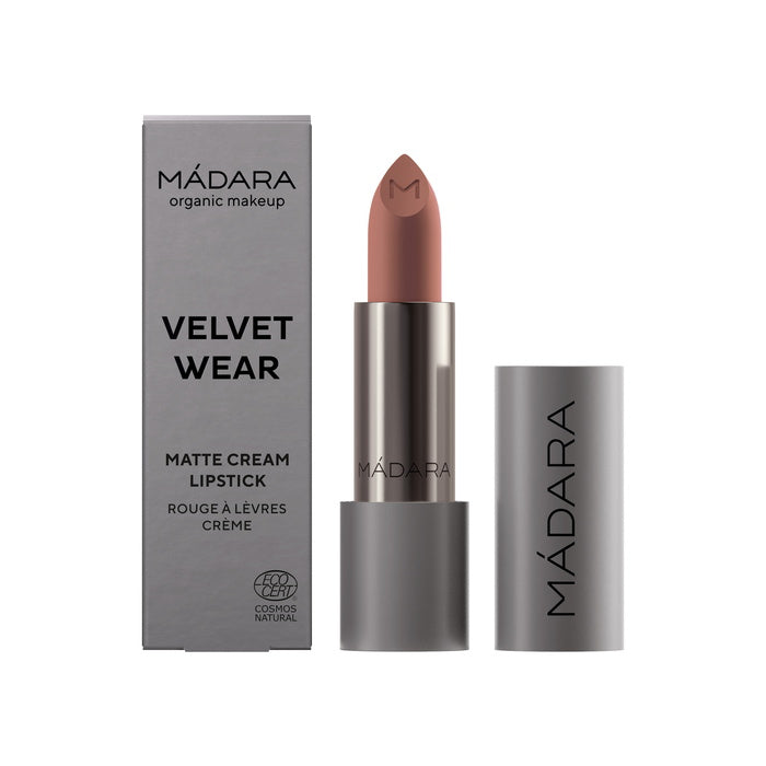 Mádara Matte Cream Lipstick Aura with Packaging