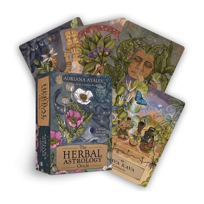 Oráculo de astrología herbal | Baraja de cartas y guía