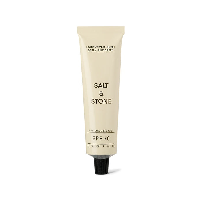 Salt & Stone Protector solar de uso diario ligero y transparente SPF 40 60 ml