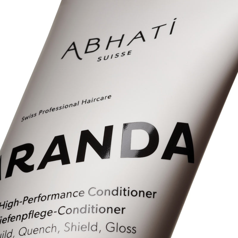 Abhati Suisse Après-shampooing haute performance Saranda Gros plan