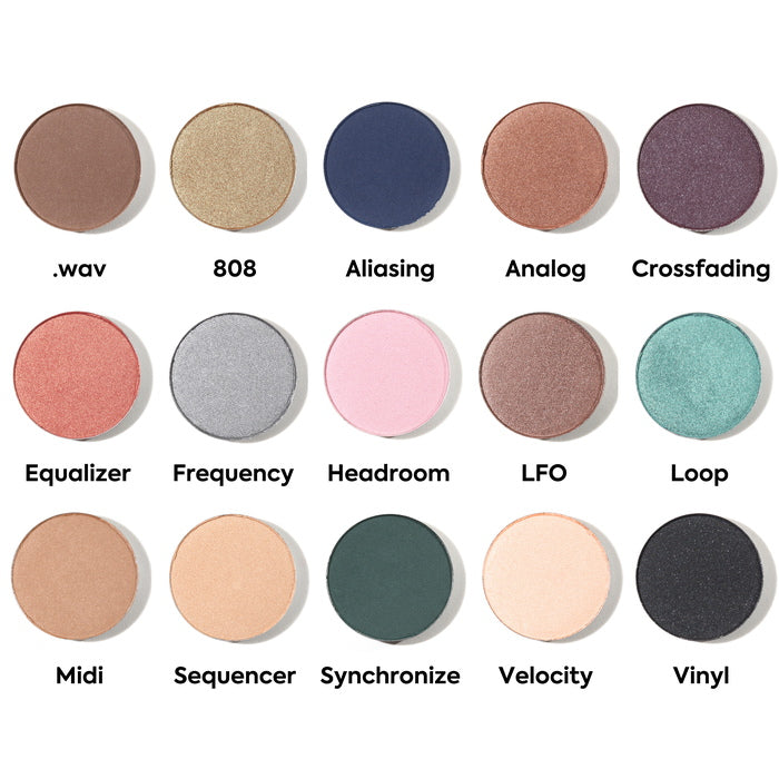 Hiro Cosmetics Natural Pressed Eyeshadow Refill All Colors