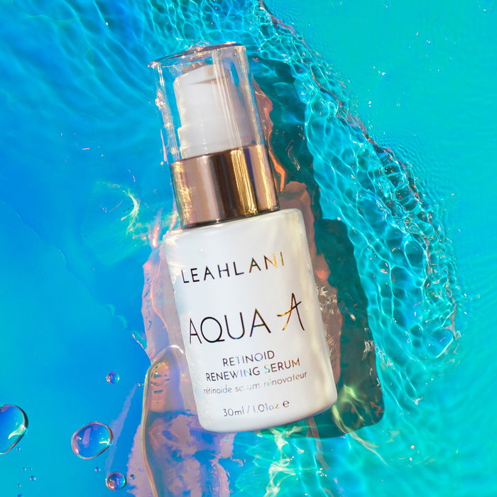 Leahlani Aqua A Retinoid Renewing Serum - water background