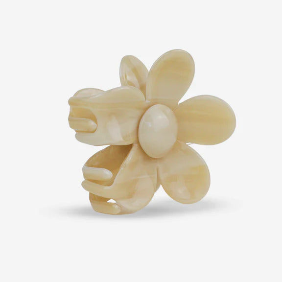 Bloom Ivory hair clip Bottom view