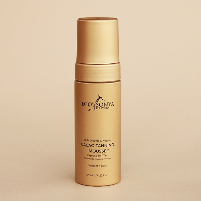 Organic Cacao Tanning Mousse - Golden Background