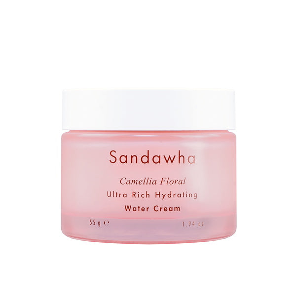 Sandawha Crema de agua hidratante ultra rica Camellia Floral