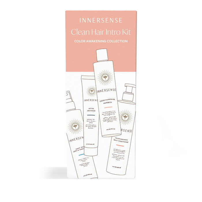 Innersense Kit d'introduction Clean Hair Emballage de la collection Éveil de la couleur