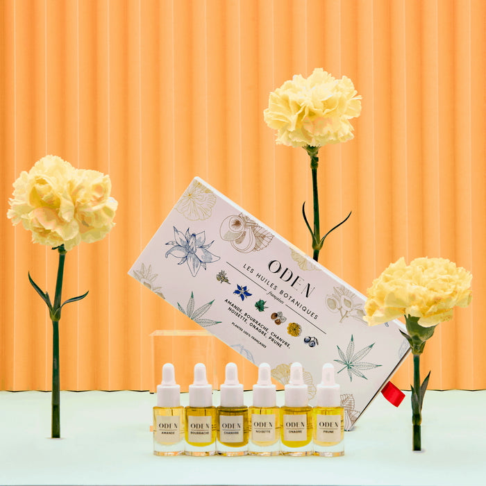 Discovery Box 6 x French Face Oils mood with flowers