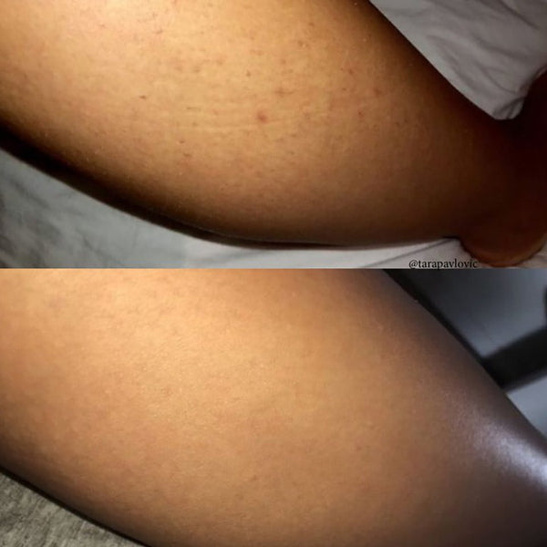 Eco By Sonya Pink Himalayan Salt Scrub before and after image