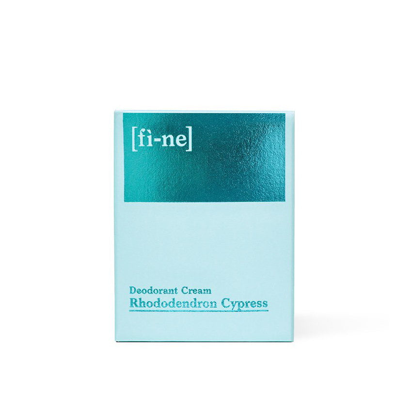 Fine Rhododendron Cypress Cream Deodorant Packaging