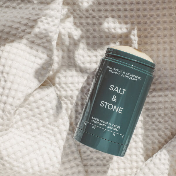 Salt & Stone Deodorant Eucalyptus & Cedarwood Close Up