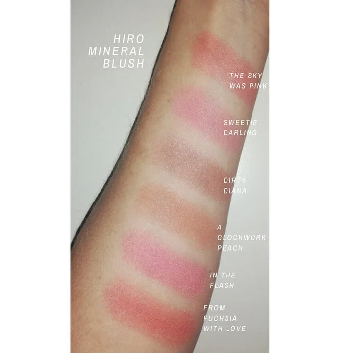 Hiro Mineral Rouge Swatches