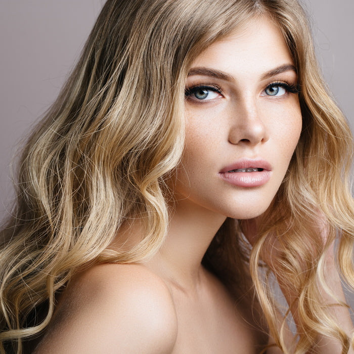 Golden Honey Blonde - Healing Herbs Hair Color Model