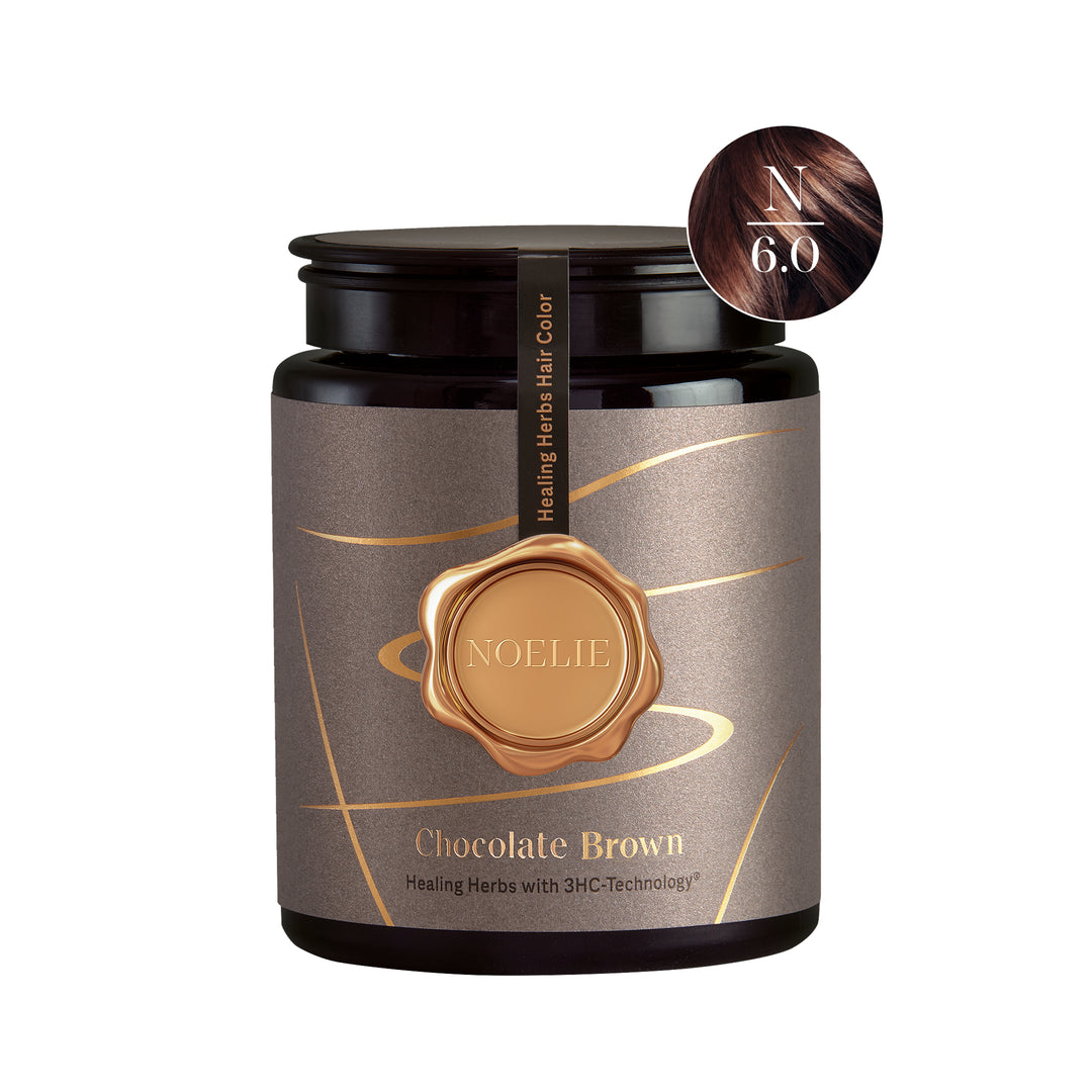 Marrón chocolate - Tinte para el cabello con hierbas curativas