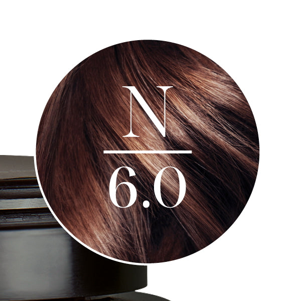 Marrón chocolate - Color de cabello con hierbas curativas - Muestra de color