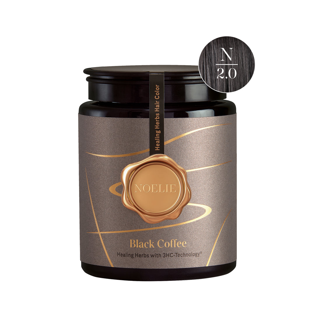 Black Coffee - Tinte para el cabello con hierbas curativas 100g
