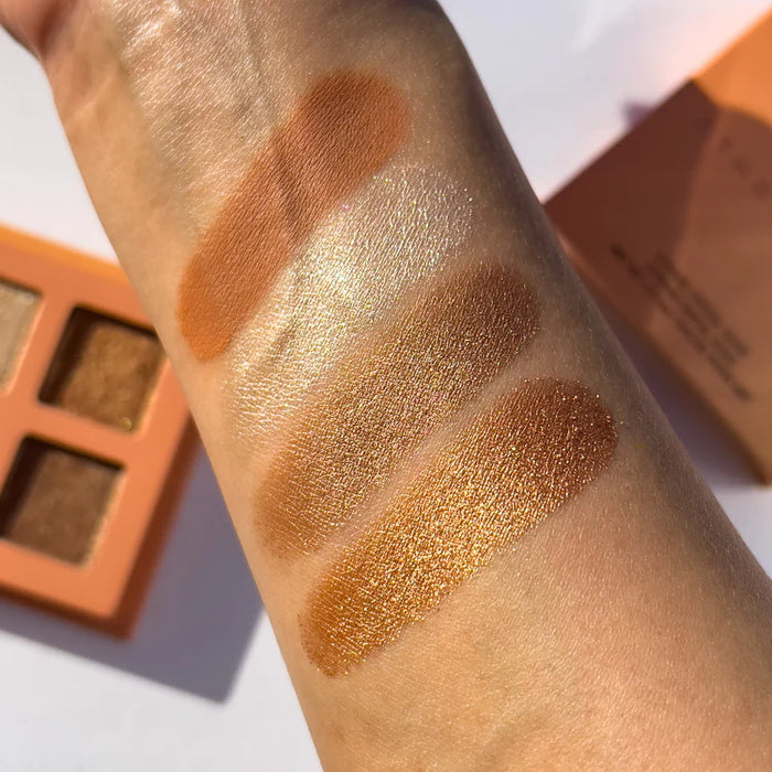 Aether Beauty Citrine Crystal Quad Shades
