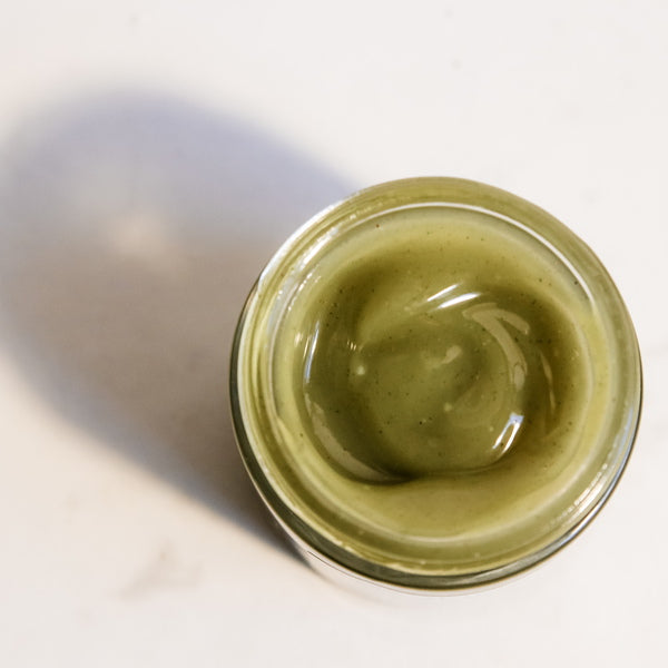 The Innate Life Scalp Treatment for Problematic Scalp 57 g open jar from above