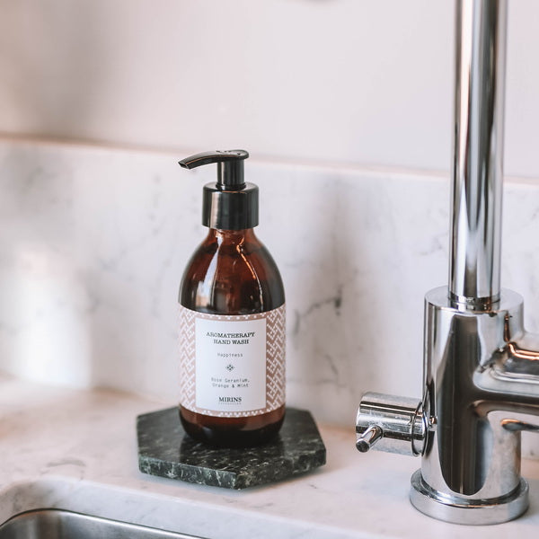 Mirins Copenhagen Hand Wash Happiness | Aromatherapy soap - mood image bathroom