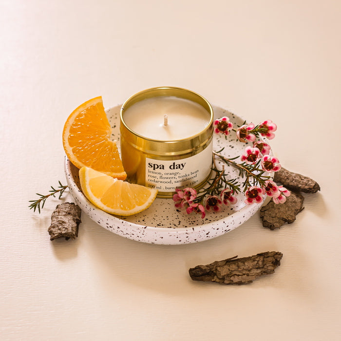 Spa Day Botanical Scented Candle Mood