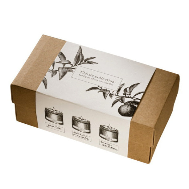 Classic Collection scented candles gift box