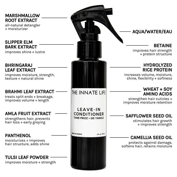 The Innate Life Leave-In Conditioner Ingredients
