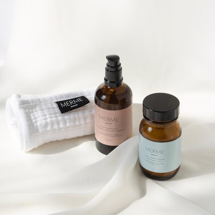 Merme Facial Cleansing Oil and Powder Cleanser