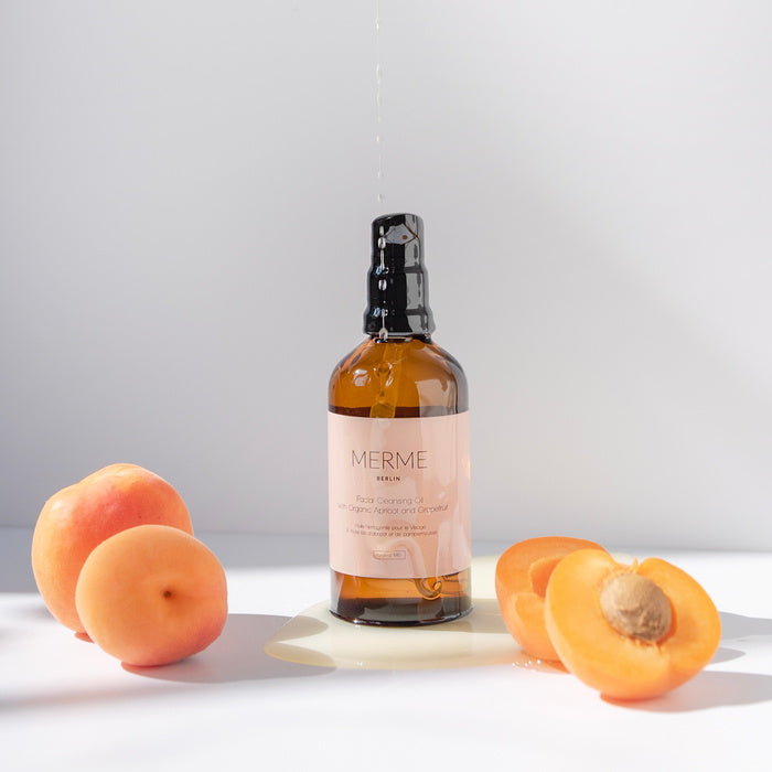 Merme Facial Cleansing Oil - mood with apricots