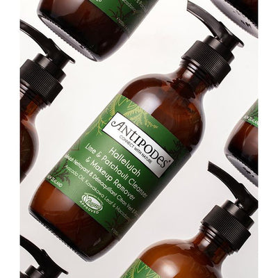 Antipodes Hallelujah Lime & Patchouli Facial Cleanser & Makeup Remover mood