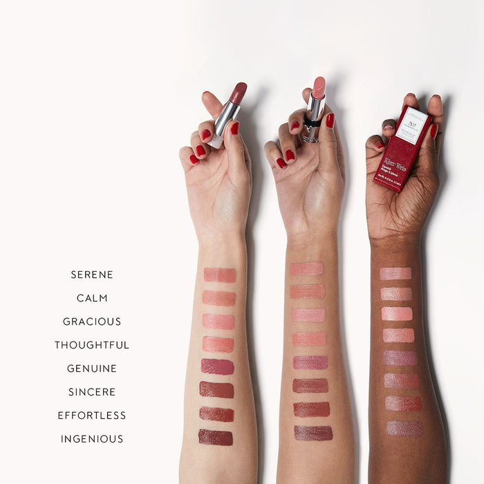 Kjaer Weis Lipstick Nude Naturally Collection - All Colors Swatches
