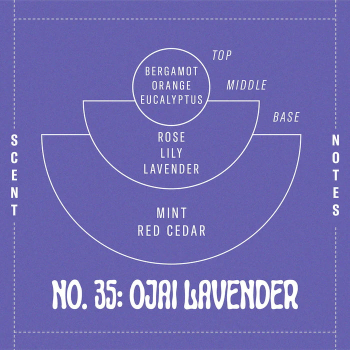 P.F. Candle Co. No. 35 Ojai Lavender - Scent Notes