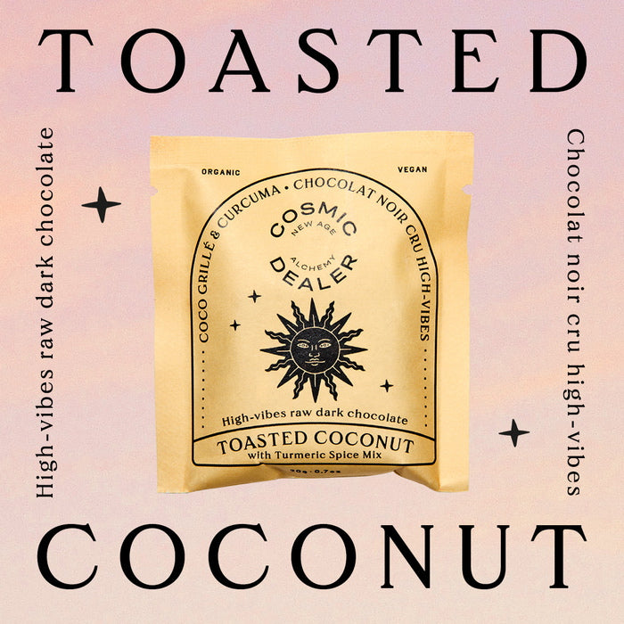 Cosmic Dealer Coffret de 7 Chakra Chocolates Mood Noix de Coco Toastée