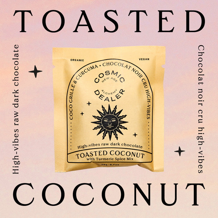 Chakra Chocolate Toasted Coconut - stylized