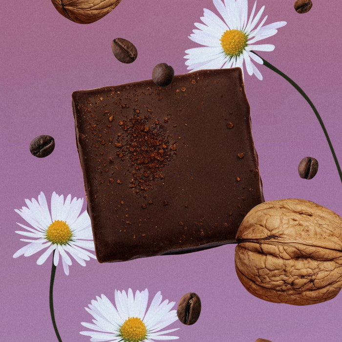 Box of 20 Chakra Chocolates Walnut & Coffee Mood