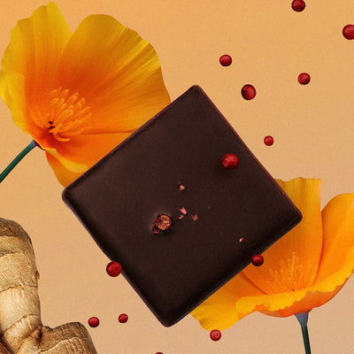 Box of 20 Chakra Chocolates Ginger & red pepper Mood