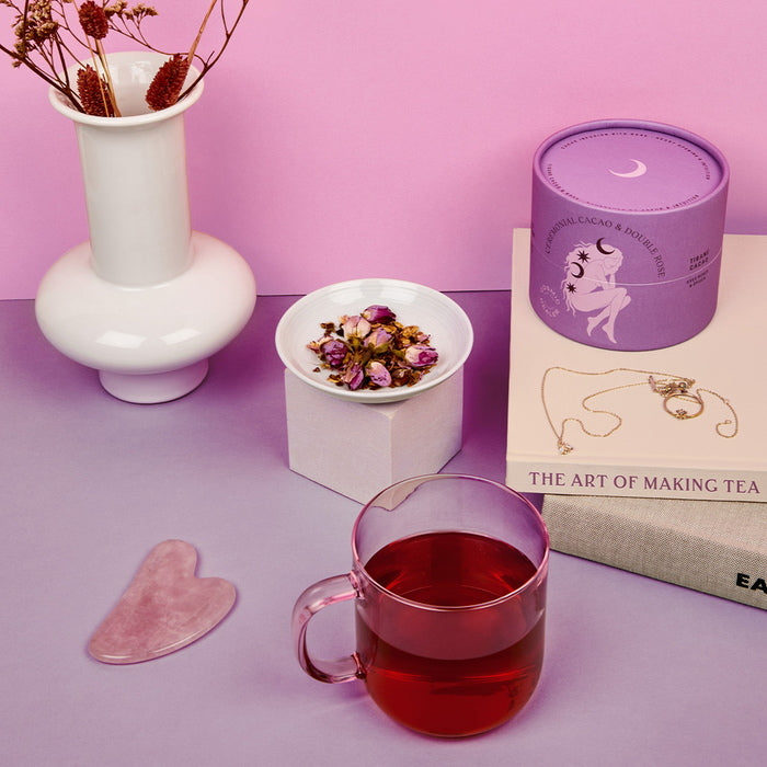 Tisane Ayurvédique - Cacao Cérémonial & Rose Double - Mood with Tea