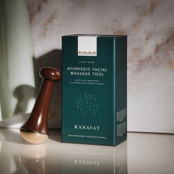 Ranavat Kansa Wand Facial Massage Tool - with packaging