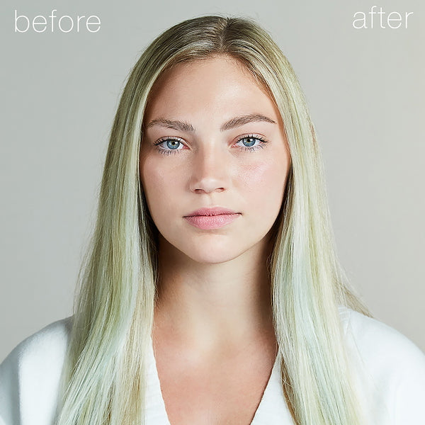 RMS Beauty Polvos Back2Brow - antes y después
