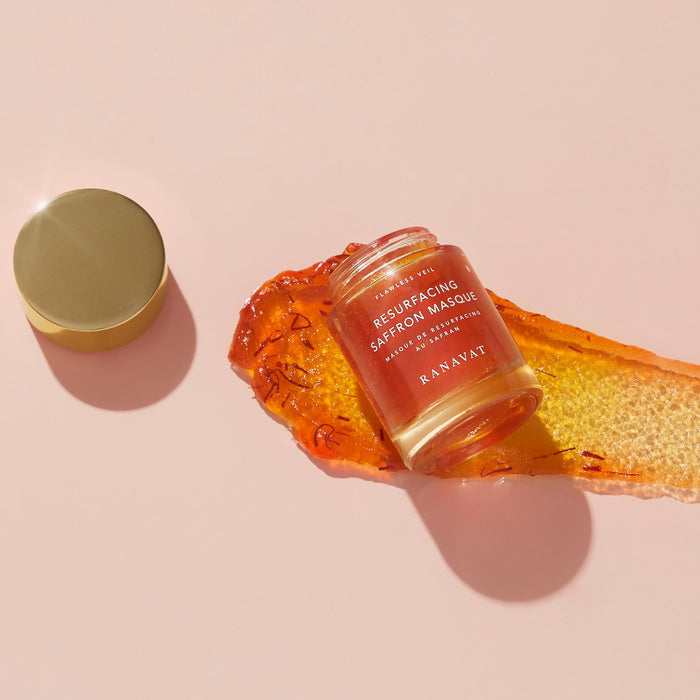 Ranavat Flawless Veil Resurfacing AHA Saffron Masque Mood with texture