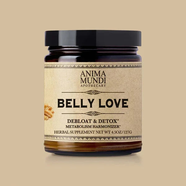 Belly Love Powder: Metabolism Harmonizer - beige background