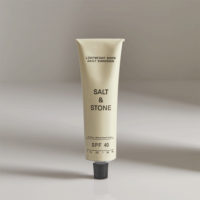 Salt & Stone Crème Solaire Quotidienne Légère et Transparente SPF 40 60 ml - mood