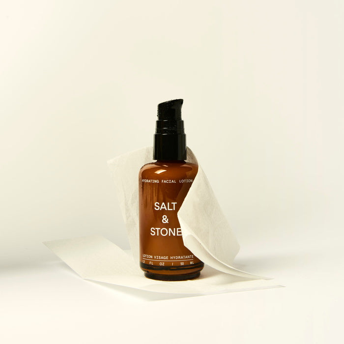 Salt & Stone Hydrating Facial Lotion Mood with Cloth