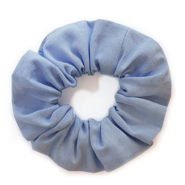 Börd Shört Scrunchie made of Oxford fabric | Light Blue