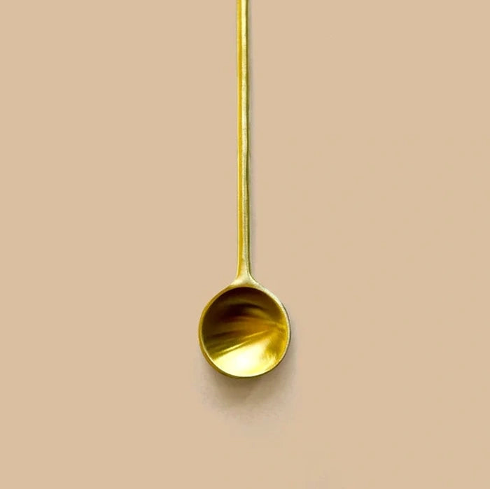 Brass Spoon: Handmade, 100% Solid Brass