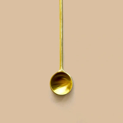 Brass Spoon: Handmade, 100% Solid Brass