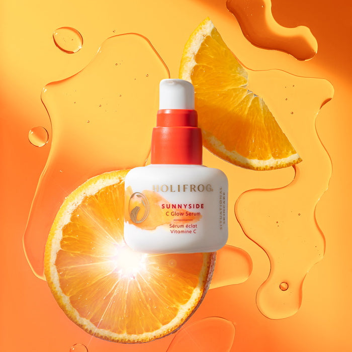 Holifrog Sunnyside C Glow Serum - mood with orange